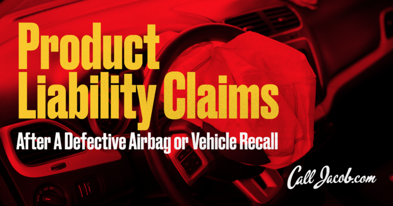 Product Liability Claims After a Defective Airbag or Vehicle Recall