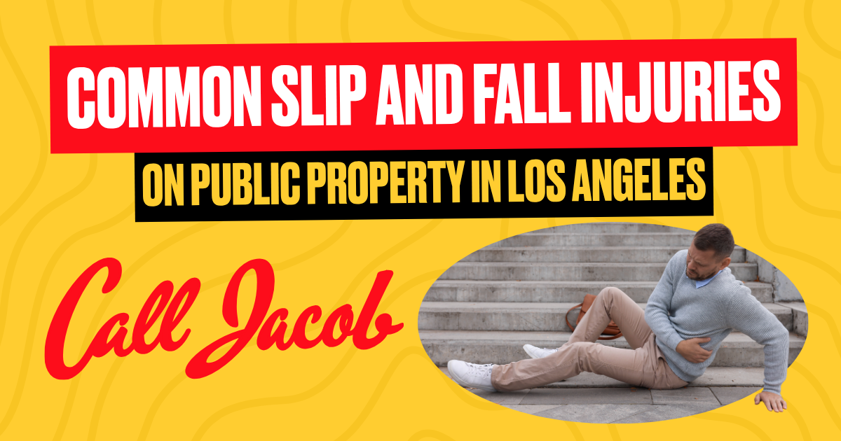 Common Slip and Fall Injuries on Public Property in Los Angeles